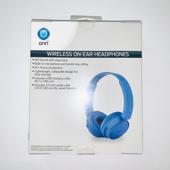ONN wireless on-ear Bluetooth headphones - Picture 6 of 6